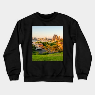 View of Sydney Harbour from Observatory Hill, Sydney, NSW, Australia Crewneck Sweatshirt